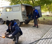 Калужские бригады продолжают аварийно-восстановительные работы в Луганской Народной Республике