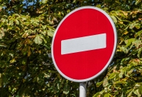 Информация об ограничении движения 