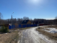 Работы по установке дополнительных светильников в деревне Петрово 