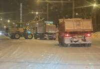 Уборка снега в городе
