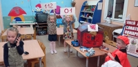 В детских садах Калуги прошел открытый урок по безопасности жизнедеятельности