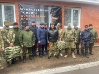 Дмитрий Денисов навестил мобилизованных в Ногинске