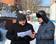 Дмитрий Денисов лично проконтролировал уборку снега