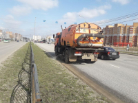Продолжается подготовка Калуги к майским праздникам 