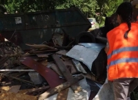 За неделю из Калуги вывезли более 1000 кубометров мусора