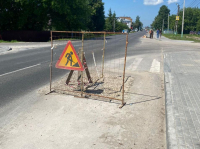 На Советской улице начались дорожные работы 