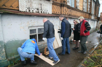 В городе прошел субботник в Доме Ципулина