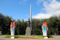 Калугу продолжают украшать ко Дню города