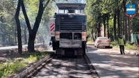Городские службы приступили к фрезерованию дорожного полотна на ул. Чичерина