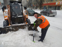 В МБУ "СМЭУ" рассказали о героях-дорожниках, работающих в аномальные снегопады