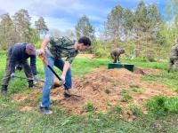 В заповеднике "Калужские засеки" завершилась первая волонтерская смена в этом году