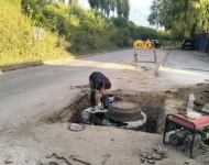 Ремонт водопровода в районе Синих мостов завершён на 96%