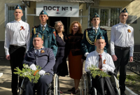 Воспитанники школы-интерната имени Ф. А. Рау побывали на Посту № 1
