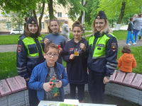 Сотрудники Госавтоинспекции города Калуги приняли участие в мероприятии, посвященном Дню защиты детей