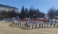 В Калуге прошла патриотическая акция в честь годовщины воссоединения Крыма с Россией