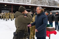 В Калуге встретили сотрудников ОМОНа, вернувшихся из служебной командировки 