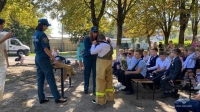 В первый учебный день МЧС провели урок по основам безопасности