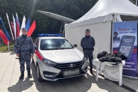 Сотрудники Росгвардии представили свою профессию на космическом фестивале "108 минут"
