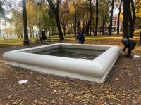 Калужские фонтаны отправляются на зимовку