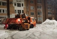 В ночь с 10 на 11 января будут организованы работы по вывозу снега 
