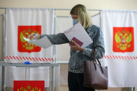 Выборы в Госдуму проходят с соблюдением санитарных требований