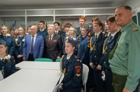 На Посту №1 караулу 3-й школы рассказали о памяти и долге