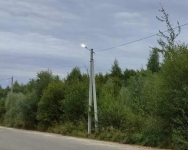 В поселке Молодежный завершены работы по устройству освещения