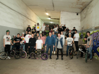 Дмитрий Денисов открыл отборочный тур BMX соревнований в Калуге
