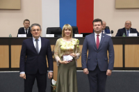 Состоялось вручение медали "80 лет освобождения Калуги" 