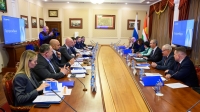 Владислав Шапша провел рабочую встречу с руководством Газпромбанка