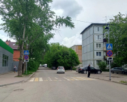На улице Пестеля  установили запрещающий знак для грузовых автомобилей
