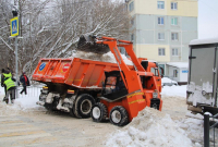 За неделю с улиц Калуги вывезли 38 тысяч кубометров снега