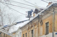 В доме на Московской улице укрепят опоры крыши