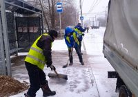 На уборку снега в Калуге выведена дорожная техника