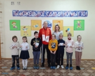 Посол ГТО поздравил юных чемпионов из МБДОУ № 51 "Тополек" и вручил почетные знаки отличия ГТО