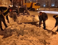 Уборка снега в Калуге 