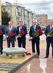 В Калуге состоялась церемония возложения цветов к к Могиле Неизвестного солдата