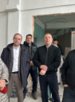 Дмитрий Денисов лично проконтролировал ход капитального ремонта школы №1 на улице Луговой
